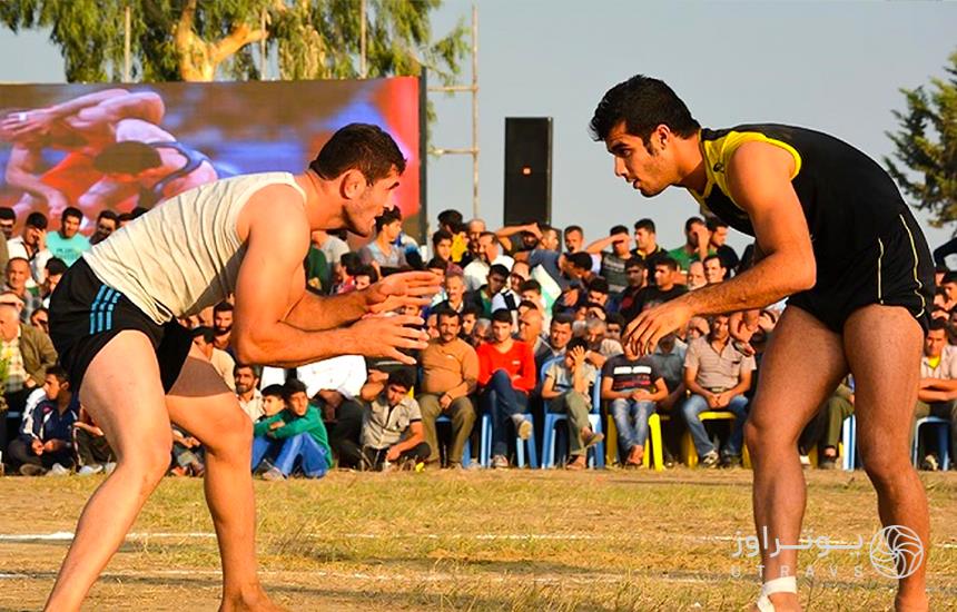 Lucho wrestling; traditional sport of Mazandaran
